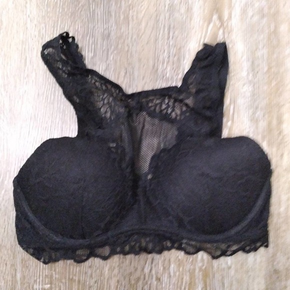 victoria's Secret Pink High Neck Push Up Bralette - Picture 2 of 9